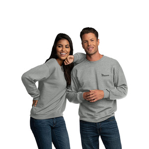 Sudadera Lisa de Forro Polar Grueso para Hombre y Mujer, con Logo Personalizado, Cuello Redondo, Estilo Casual de Invierno, Venta al por Mayor - Product Image 4