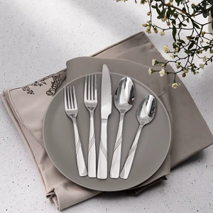 Unique Stainless Steel Flatware Cutlery <b>Set</b> Includes Steak Knives <b>Fork</b> <b>Spoon</b>-for Parties <b>Set</b> Wholesale Price Cutlery <b>Set</b> - Product Image 5