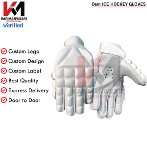 Guantes de Hockey sobre Hielo Antideslizantes con Logotipo Personalizado y Cierre de Velcro para Entrenamiento y Partido, Protección OEM - Product Image 6