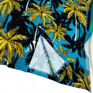 Chemise Hawaïenne Florale pour Homme Imprimée Respirante à Manches Courtes Séchage Rapide Coupe Ample Vêtement de Vacances d'Été - Product Image 4