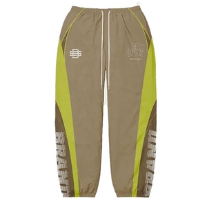 Custom Brand Winter Sport Windbreaker Set Full Length <b>Zipper</b> <b>Jacket</b> Drawstring Pants Waterproof Solid Breathable Polyester - Product Image 4