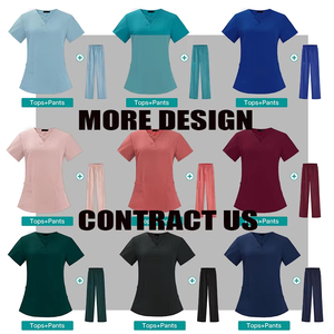 Tenues d'uniformes médicaux professionnels en toile de haute qualité, les plus vendues, séchage rapide, respirantes, prix de gros pour les hôpitaux - Product Image 5