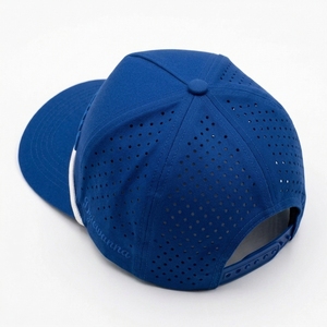 Gorra de Golf Personalizada de Alto Rendimiento, 5 Paneles, Perforada con Láser, Visera Curva, Bordado 3D, Fabricante de Marca Privada OEM - Product Image 3