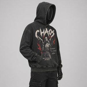Blank Zip Streetwear Oversized Double Zipper Heavyweight Fleece Breathable Zipup Hoodies Unisex 100% Cotton Custom - Product Image 3