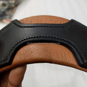 Magnifiquement en forme de cristaux sur mesure décoratif rembourré cuir cheval licou en plein épi sur la taille au prix d'usine Inde - Product Image 5