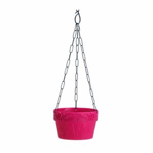 Pots de plantes suspendus en plastique léger de 8 pouces, durables, écologiques, pour l'intérieur et l'extérieur, jardin, balcon, jardinière de fleurs, qualité supérieure - Product Image 4