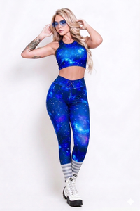 Conjunto de Yoga para Mujer, de la Mejor Calidad, Texturizado, con Costuras Sólidas, Estampado Digital, 2 Piezas, Transpirable, Cintura Alta - Product Image 5