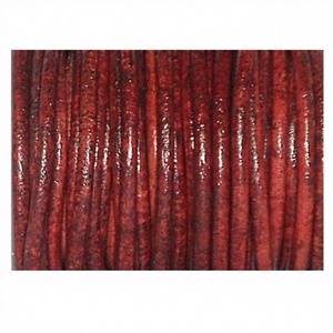 Cordons en cuir ronds vintage pour la fabrication de bijoux DIY et d'artisanat personnalisé - Tailles 1 mm, 3 mm, 5 mm, 8 mm, 10 mm pour bracelets et colliers - Product Image 1