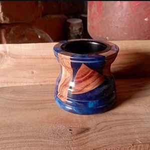 Mabkhara de Resina Epoxi y Madera de Diseño con Cuenco Resistente al Calor, Quemador de Carbón para Bakhoor, para Hogar y Hotel - Product Image 3