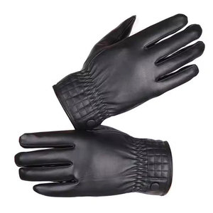 Nouveaux gants d'hiver en cuir souple pour femmes, gants chauds avec fourrure pour la conduite - Product Image 4