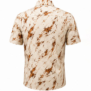 Chemise décontractée florale pour homme de qualité supérieure avec tissu léger et coupe moderne confortable - Product Image 2