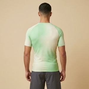 Custom Men Performance Sports Tee Compression Half Sleeve Running Fitness Gym Training Apparel - Product Image 2