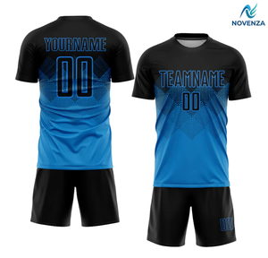 เสื้อฟุตบอลสั่งทำขายส่ง แขนสั้น แบบซับลิเมชั่น ชุดทีม ปรับแต่งสีได้ ชุดกีฬา - Product Image 5