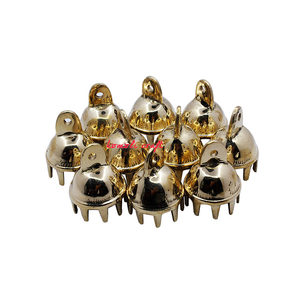 Cloches de cloche en laiton de Style ancien indien fait à la main, cloches de noël, fournitures de décoration intérieure - Product Image 4