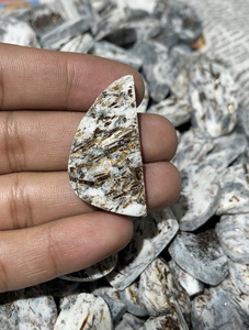 Radha Arts - Cabujón de Astrophyllite Natural Druzy para Joyería, Proveedor Mayorista, Precio de Fábrica - Product Image 5