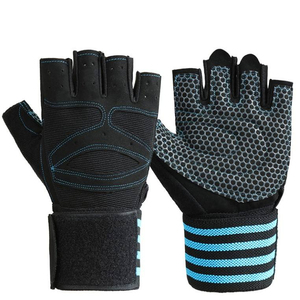 Leather <b>Weight</b> Lifting Gym <b>Gloves</b> Breathable Exercise <b>Gloves</b> for Men and Women Body Building Gym Wear <b>Gloves</b> - Product Image 1