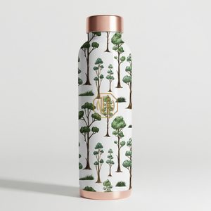 Sustainable 950ml Handmade Pure Copper Water Bottle | BPA-Free Leakproof Trend-Forward Metal <b>Drinkware</b> for Wholesale Gifting - Product Image 2