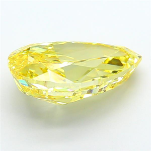 Diamant de laboratoire de 8,23 carats, taille poire, jaune vif fantaisie, clarté VS1, coupe excellente, pierre non montée, certifié IGI, qualité supérieure - Product Image 5