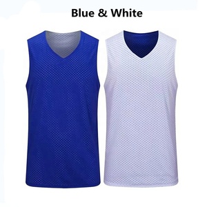 เสื้อบาสเก็ตบอลแบบสวมใส่ได้สองด้าน แห้งเร็ว สั่งทำได้ตามต้องการ สำหรับผู้ใหญ่ ทั้งชายและหญิง ระบายอากาศได้ดี ผลิตจากโพลีเอสเตอร์/คอตตอน สำหรับเล่นกีฬา - Product Image 1