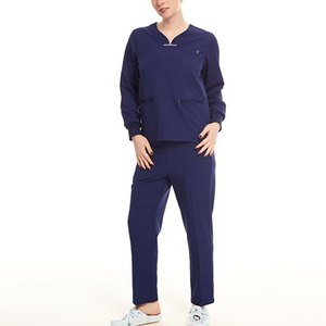 Tenues médicales extensibles pour femmes, uniformes d'infirmière de qualité supérieure avec broderie de logo personnalisée et approvisionnement en gros - Product Image 5