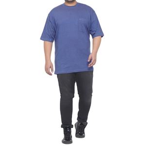 Camiseta Casual Extra Grande para Hombre, 100% Algodón, Talla Grande, Corte Regular, Bolsillo Delantero, Transpirable, Ecológica - Product Image 1