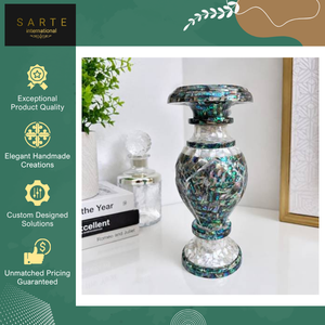 New Arrival Home Decor Accent Luxury Handmade Mother of Pearl <b>Abalone</b> <b>Shell</b> Decorative Vase Centerpiece for Hotels Wedding Decor - Product Image 6