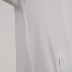 Ensemble de survêtement blanc à capuche pour homme 2026 – Sweat-shirt et pantalon à fermeture éclair, coupe ample, couleur unie, décontracté, pour l'automne, 100 % coton, poids moyen - Product Image 6