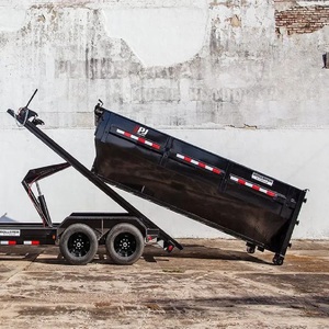 Remorque agricole de qualité industrielle conçue pour un transport efficace des matériaux, avec deux essieux, quatre roues et un moteur puissant - Product Image 1