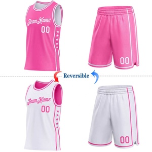 Conjunto de Uniforme de Baloncesto Reversible Personalizado, Color Verde Azulado y Blanco, Malla Sublimada, Absorbe la Humedad, Unisex, Nombre del Equipo 00, Patrón 3D - Product Image 4