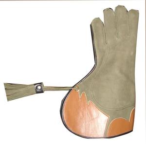 Gants de chasse à la fauconnerie sur mesure avec des motifs personnalisés, entièrement en daim, imperméables, pour l'extérieur et accessoires de chasse - Product Image 6