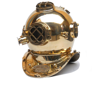 Casco de Buceo Náutico Marítimo Mark V, Casco de Latón Sólido para Buceo Profundo, Casco de Buceo Vintage, Decoración Náutica Marina - Product Image 3