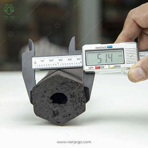 Briquetas de Carbón Vegetal de Cáscara de Coco Prensadas a Máquina, Forma Hexagonal, para Barbacoa y Hookah/Shisha, con Empaque Personalizado, Carbón Negro de Madera Dura - Product Image 3