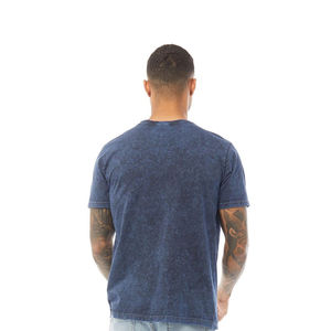 Camisetas de Verano para Hombre con Lavado Ácido y Bordado Personalizado, Camisetas Lisas al por Mayor con Efecto Desgastado, Servicio OEM Personalizado - Product Image 3