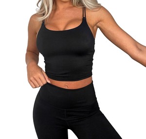 Ensemble de yoga premium pour femmes : soutien-gorge de sport et leggings ultra-extensibles, séchage rapide, vêtements de sport, fournisseur OEM sous marque privée - Product Image 3