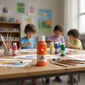 Aquarelle Orange Tempera Naranja Premium – Produit de peinture à l'eau de qualité supérieure - Product Image 3