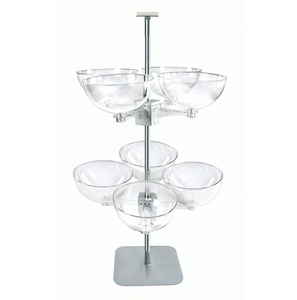 Support de présentation en métal le plus vendu, présentoir à dessert à plusieurs niveaux, support de présentation alimentaire, support de service pour apéritifs de mariage et de fête - Product Image 3