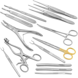 PISSCO Surgical <b>Instruments</b> Set Medical Grade Surgical <b>Instrument</b> Set Complete Kit Stainless Steel Surgical <b>Instruments</b> Set - Product Image 1