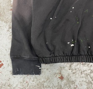 Sweat à capuche oversize pour homme, imprimé par pulvérisation Dip Dye, en coton French Terry, manches classiques, sans doublure, style streetwear automne - Product Image 2