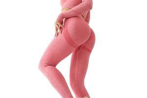 Leggings de Yoga de Cintura Media para Mujer, Transpirables, Casuales, de Longitud Completa, Sin Costuras, de Spandex/Poliéster, Cómodos, Nueva Llegada - Product Image 5