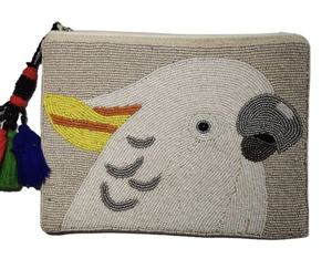 Petit sac à portefeuille élégant brodé artisanal rose et orange perlé élégant fantaisie traditionnel et mignon Premium par Hiba Enterprises - Product Image 3