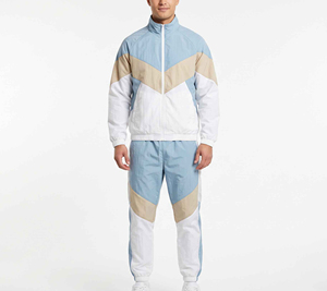 Premium Quality Men's Printed Windbreaker & <b>Jogger</b> Set Breathable Quick Dry Lightweight Vintage Winter <b>Nylon</b> Polyester - Product Image 1