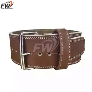 Ceintures de musculation en cuir véritable de haute qualité et résistantes, meilleur design pour le fitness et la musculation, boucle personnalisable - Product Image 2