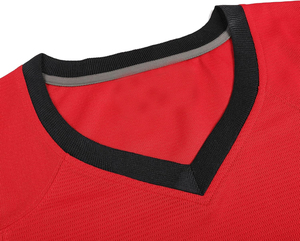 Wholesale Football Jersey Polyester Mesh Applique Embroidery Custom Logo Professional Manufacturer Factory - Product Image 4