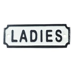 Plaque rectangulaire en fonte pour femmes, personnalisable en taille et design, pour hôtels, à fixer au mur ou à la porte, décorative - Product Image 2