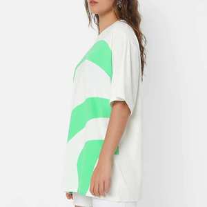 T-shirt imprimé pour femme, coupe classique, manches courtes, décontracté, printemps, écologique, 100% coton, respirant, séchage rapide - Product Image 2