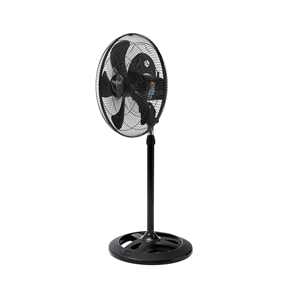 Ventilador de Pedestal Premium de 16 Pulgadas con Interruptor de Plástico, Flujo de Aire de Alta Velocidad, Configuraciones de Alto Rendimiento, Diseño de Caja Cuadrada de Lujo, 3 Velocidades, LED - Product Image 1