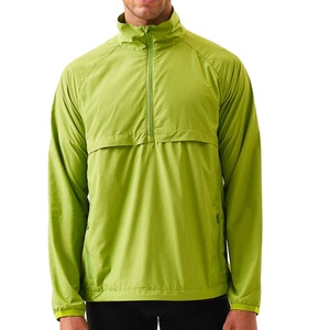 Chaqueta para correr con bolsillos con cremalleras ocultas para hombre, chaqueta para correr con almacenamiento seguro, cortavientos deportivo para hombre con cremallera - Product Image 1