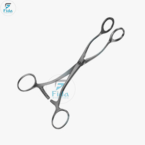 Pinces ovaires FIDA International Premium Doyen 27 mm en acier inoxydable, manuelles, certifiées CE ISO, ensemble d'instruments de classe I - Product Image 1