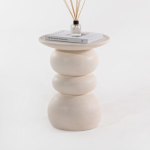 Mesa Auxiliar de Concreto Vandana Zenova Vento, Diseño de Muebles Modernos y Minimalistas - Product Image 1