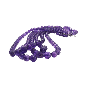 Cuentas redondas de amatista púrpura natural de 6 mm y 10 mm, cuentas de piedras preciosas pulidas para la fabricación de joyería, hilo suelto, precio al por mayor, suministro a granel. - Product Image 5